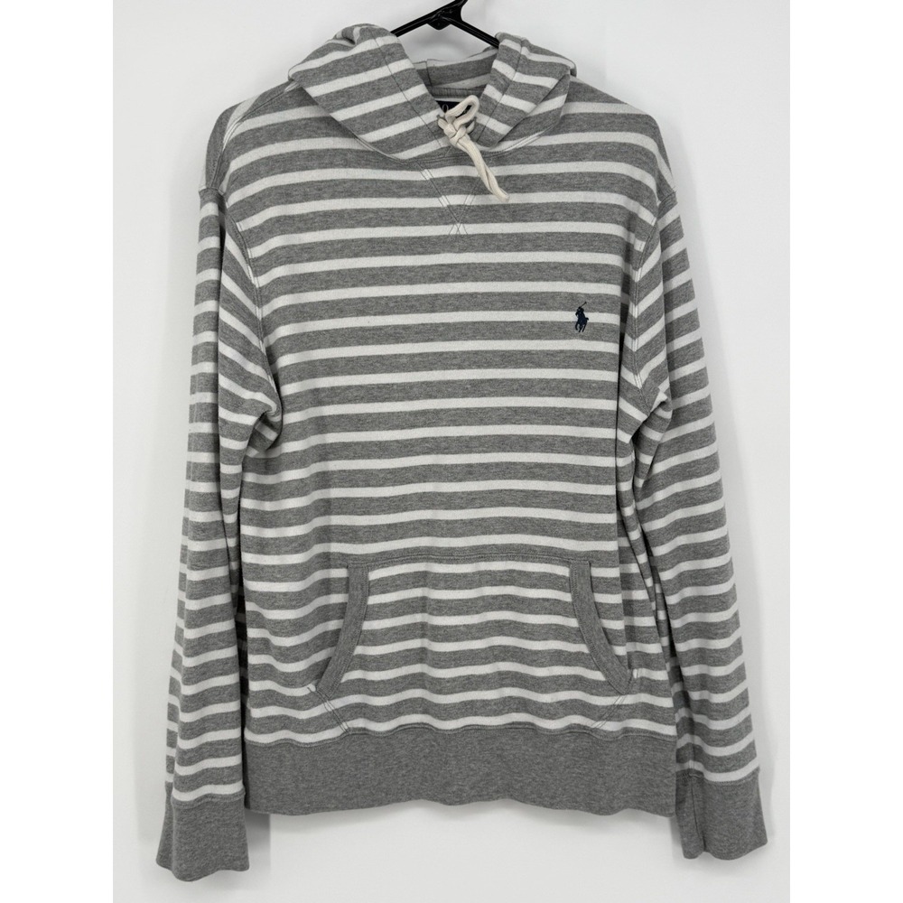 Polo Ralph Lauren White and Gray Hoodie XL